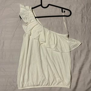 Over one shoulder top